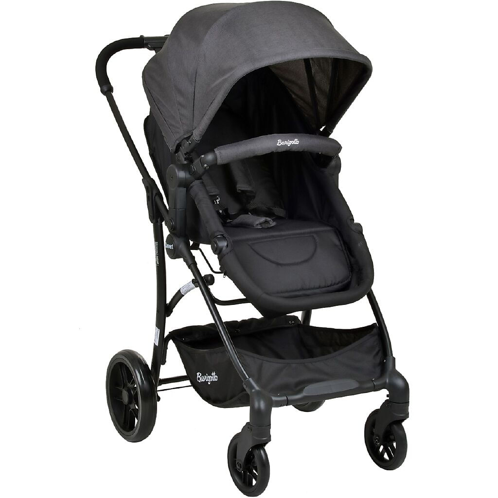 Carrinho de Bebê Burigotto Convert Assento Reversível Dark Grey