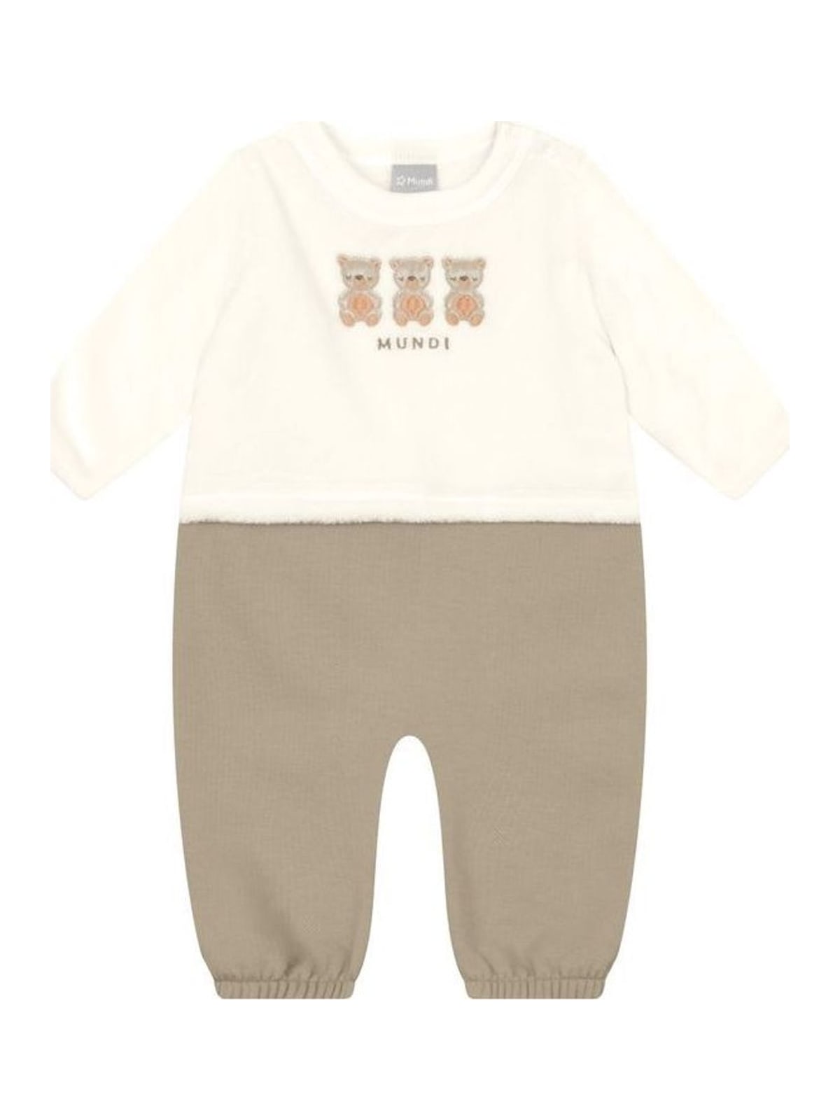 Macacão bebê menino de ursinho Mundi Brandili