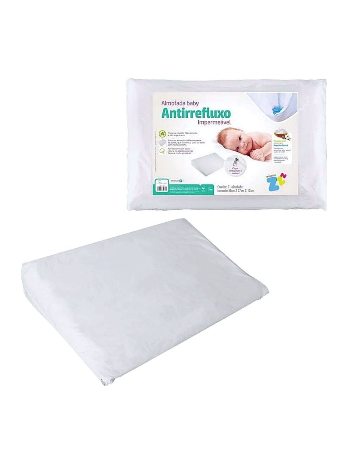 Almofada Antirrefluxo Baby Fibrasca Impermeável