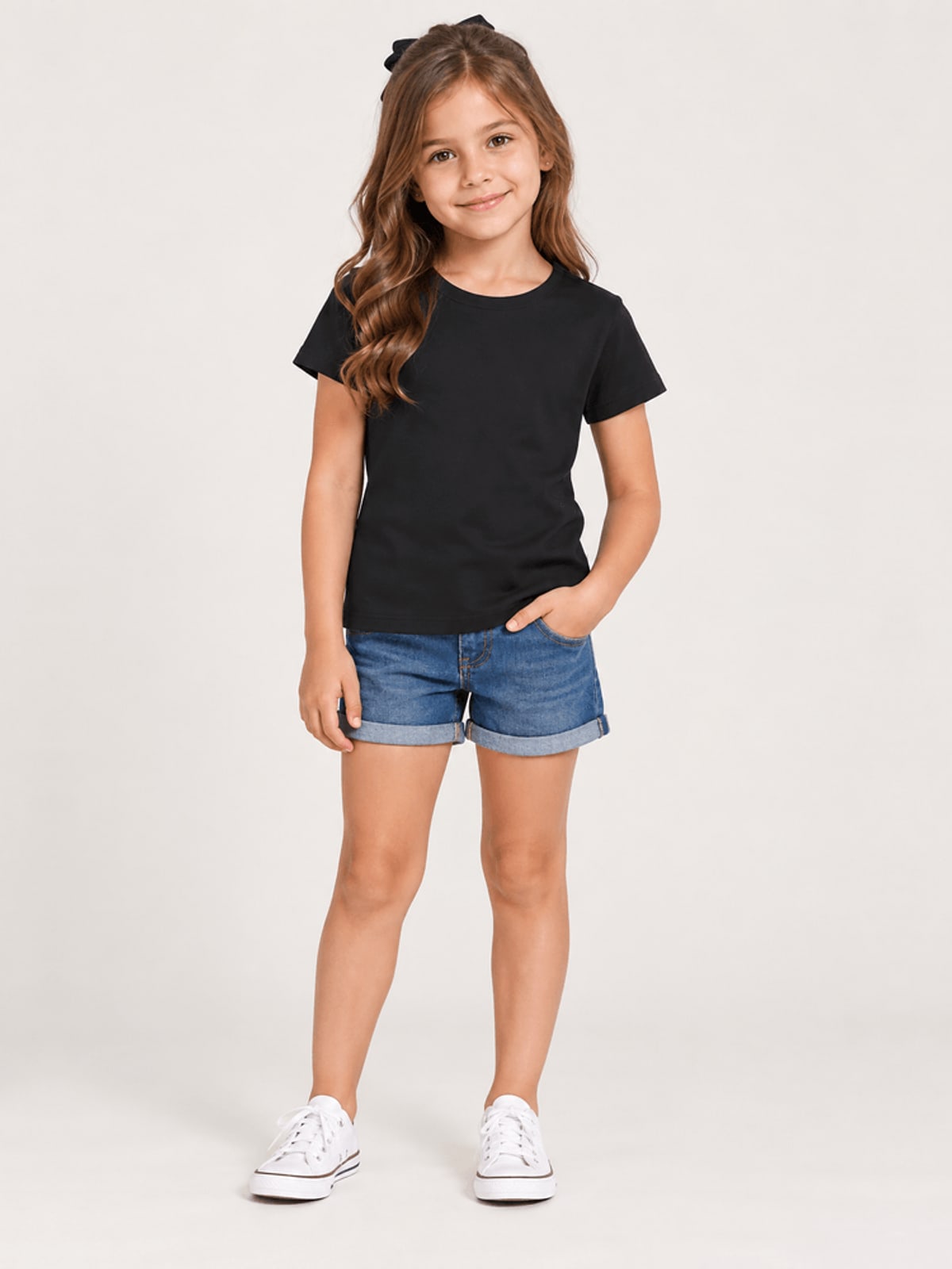 Blusa infantil menina em cotton Brandili