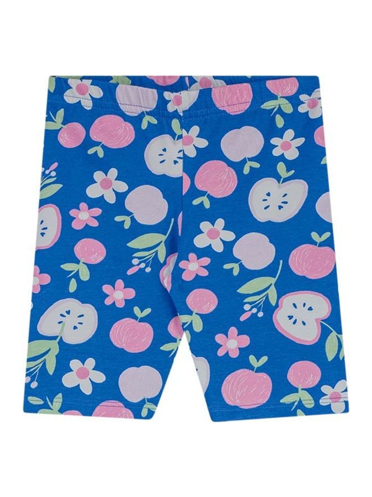 Bermuda Ciclista Infantil Menina Cotton Elian Azul