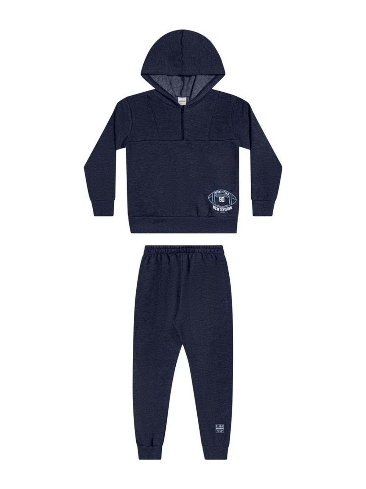 Conjunto Longo Infantil Menino Sport Elian Azul