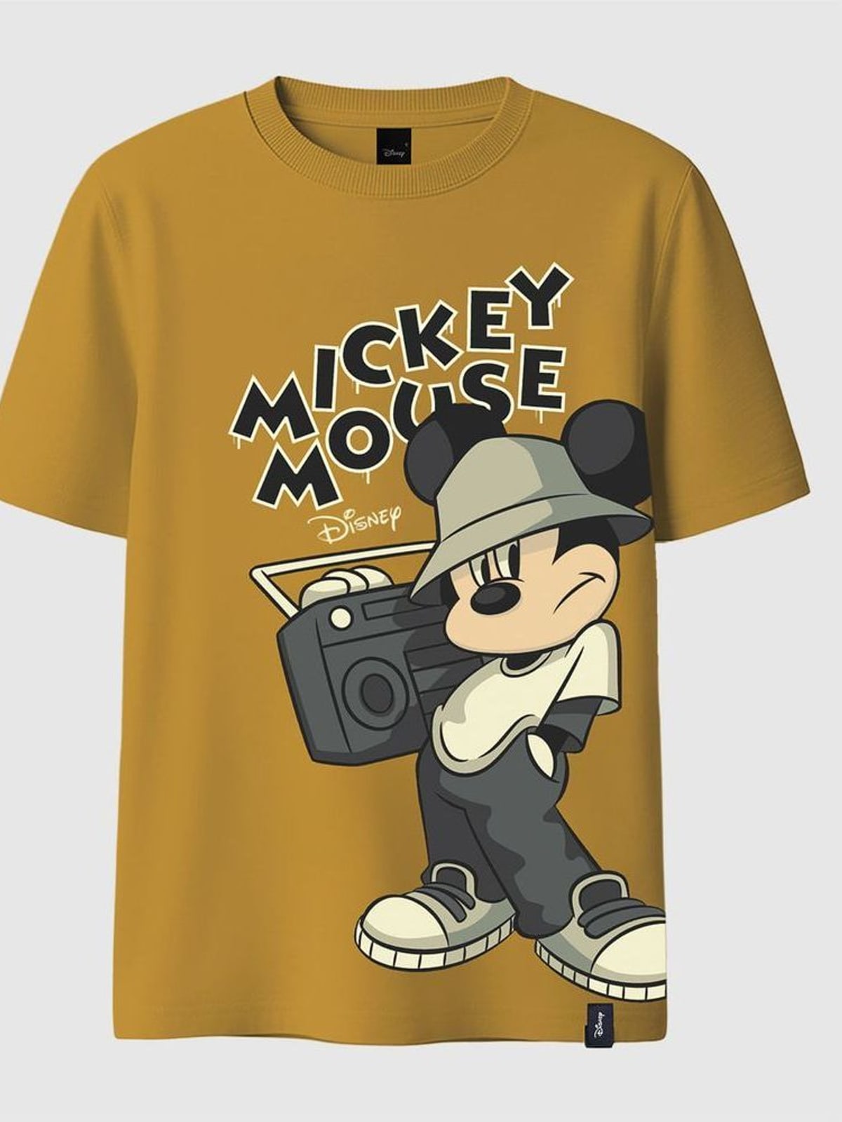 Camiseta Infantil Menino Estampa Puff Mickey Disney Em Algodão Malwee Kids