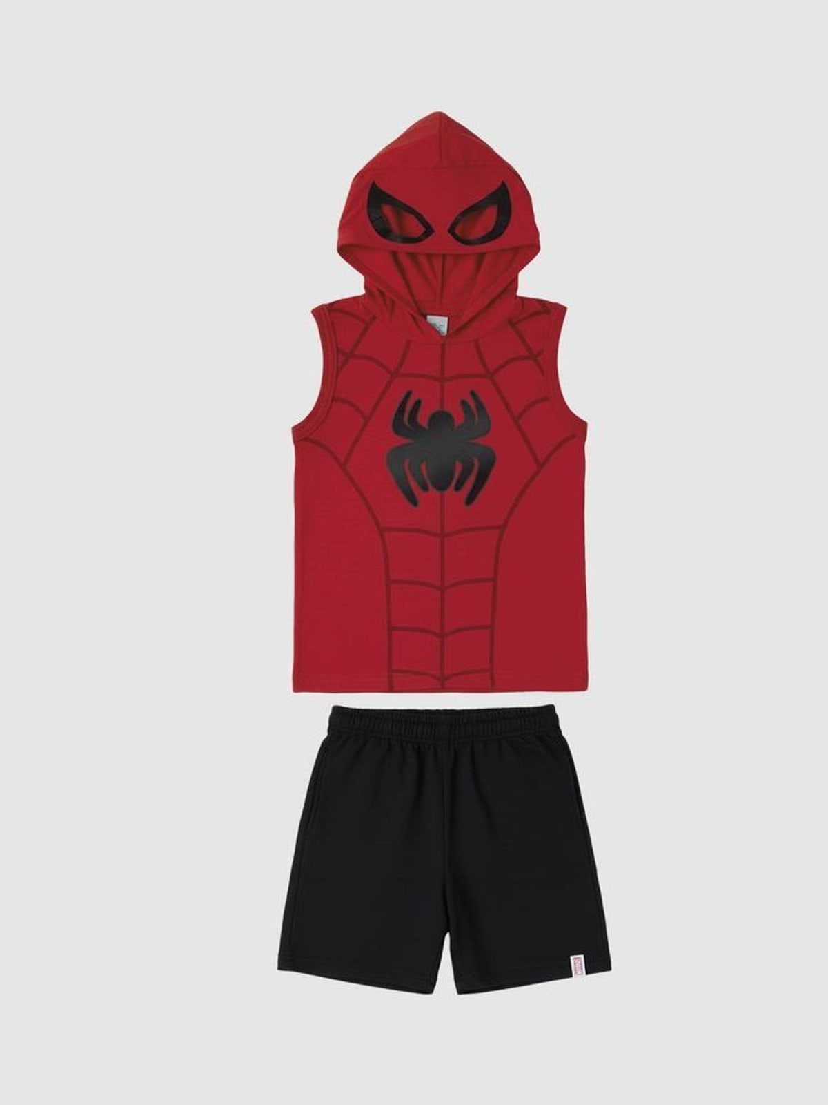 Conjunto Infantil Menino Regata Com Capuz Spidey Homem-Aranha Malwee Kids