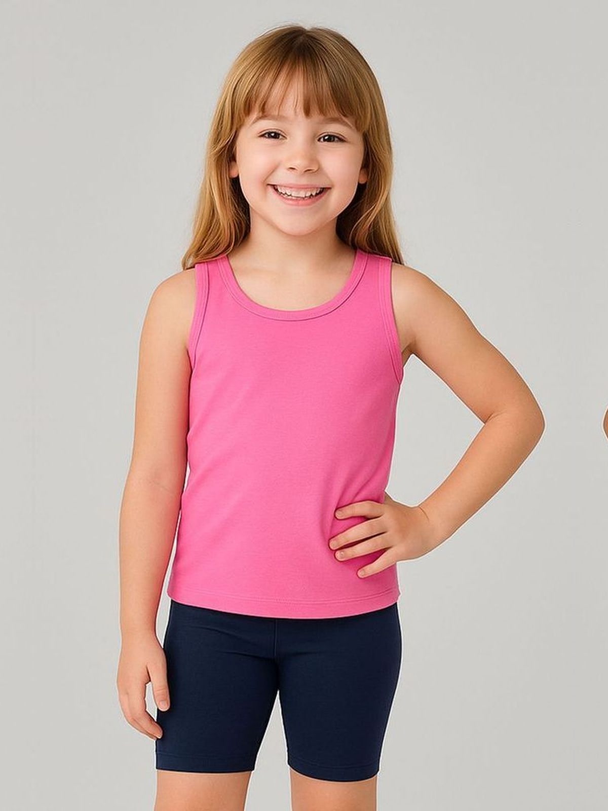 Bermuda Ciclista Infantil Menina Elian Azul