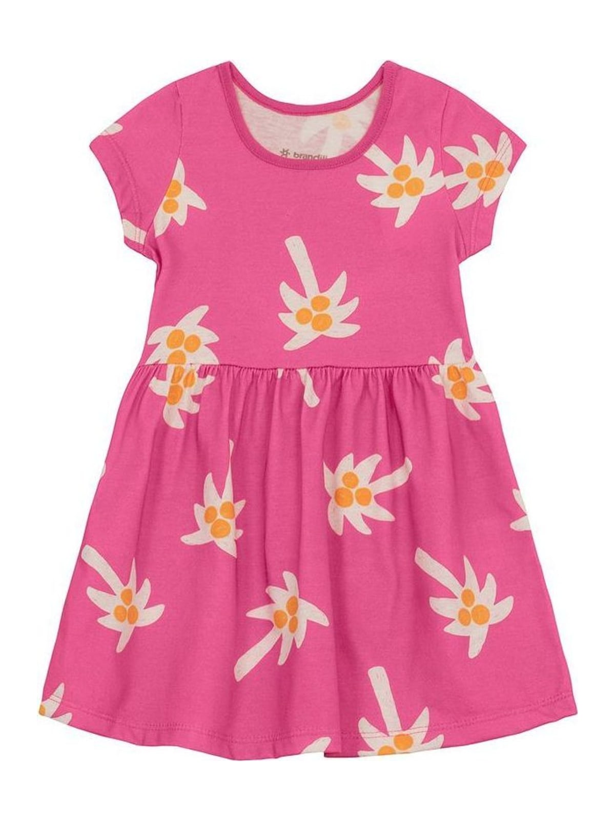 Vestido infantil menina de coqueiro Brandili