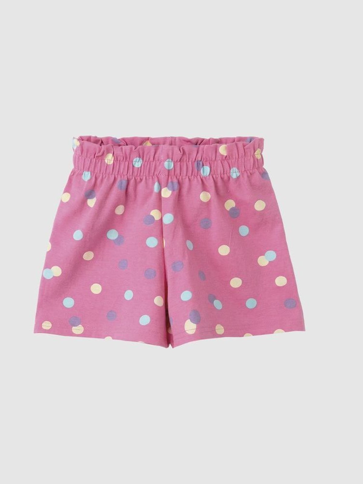 Shorts Infantil Menina Evasê Cós Clochard Estampado Em Algodão Malwee Kids