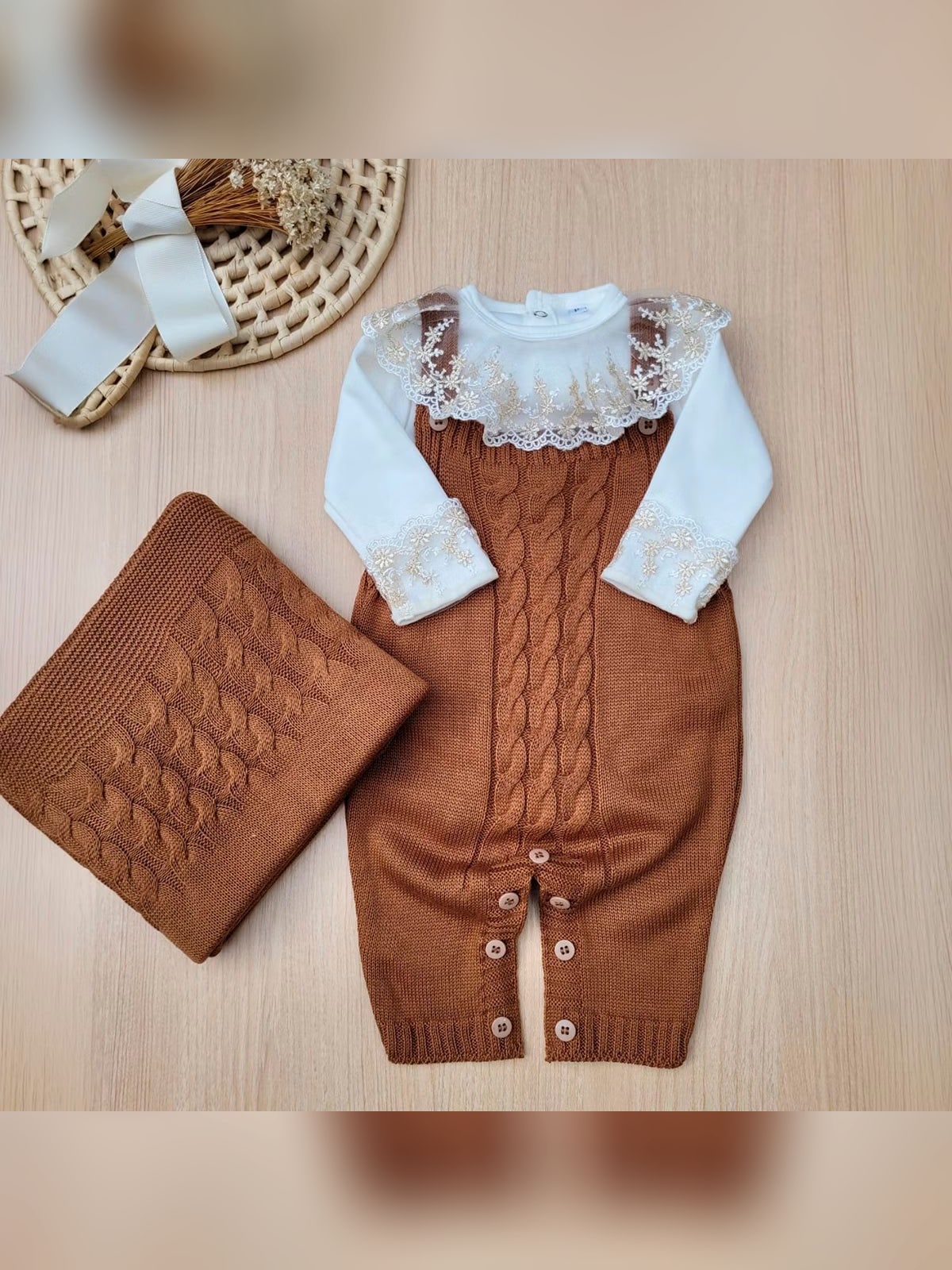 Saída de Maternidade Tricot Lola 5 Peças