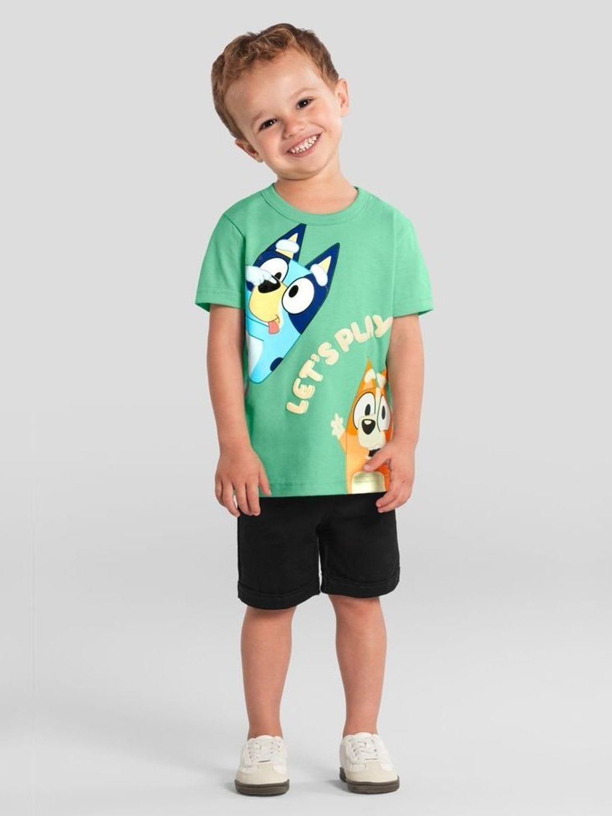 Camiseta infantil menino da Bluey Brandili
