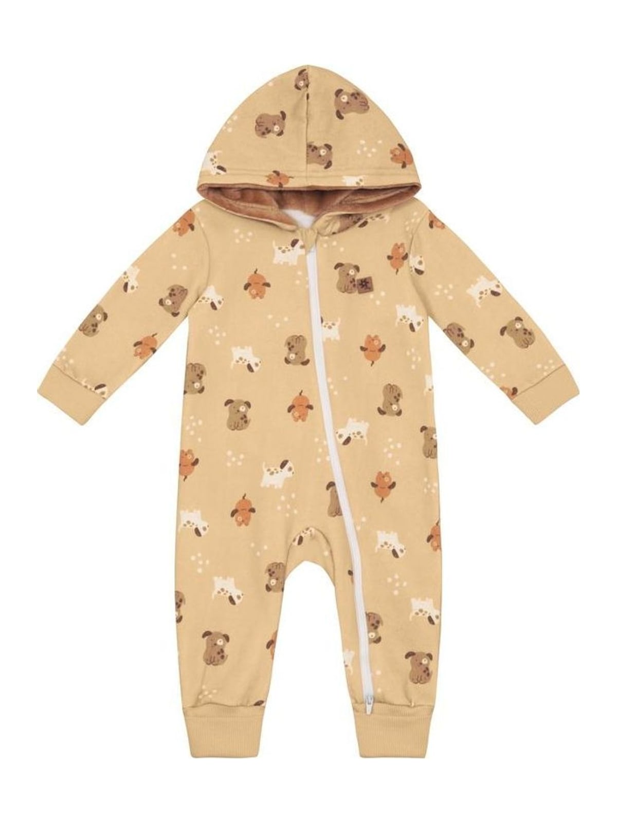 Macacão bebê menino em moletom Brandili Baby