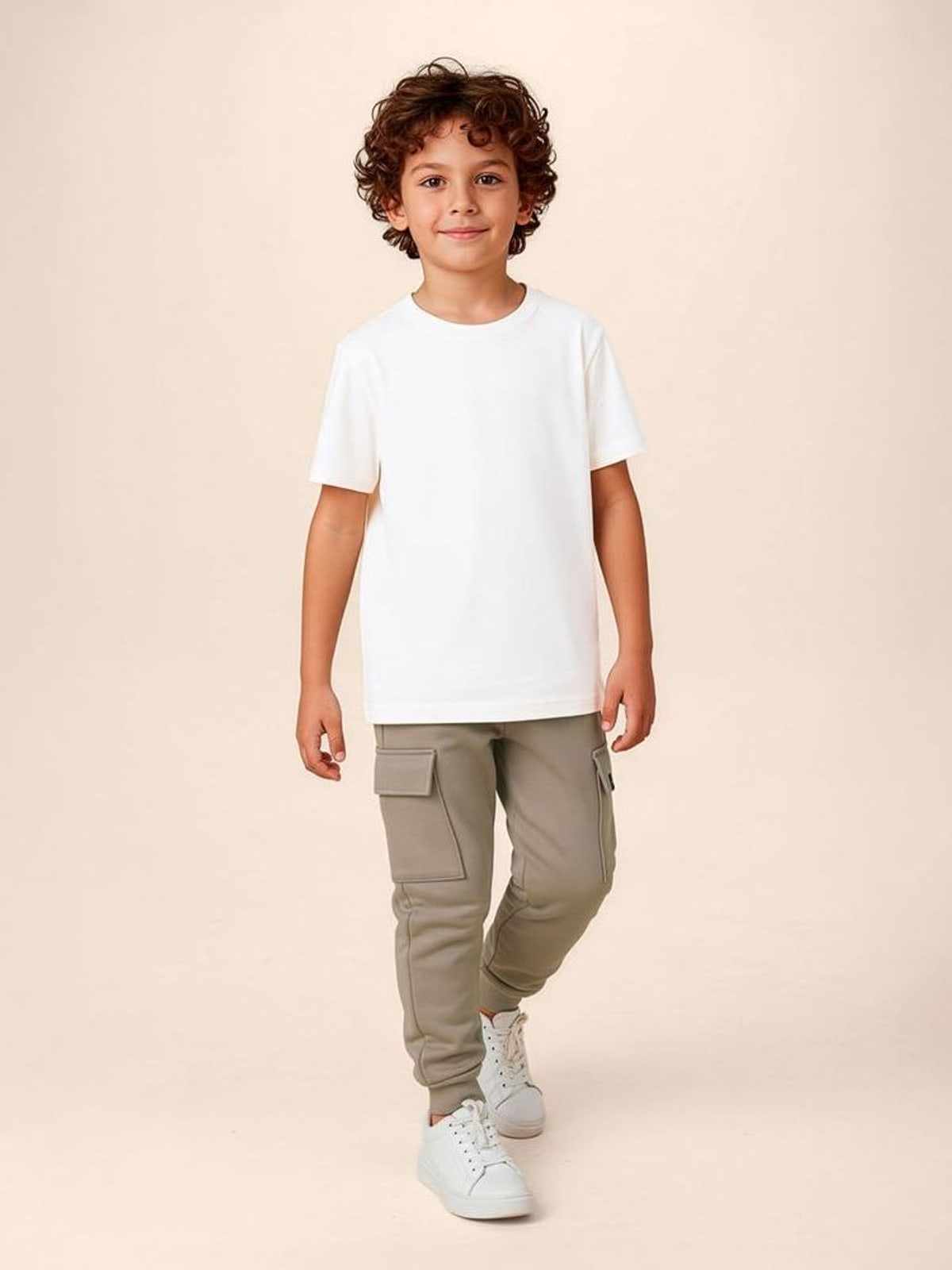 Calça Infantil Menino Bolso Funcional Lateral Em Moletinho Malwee Kids