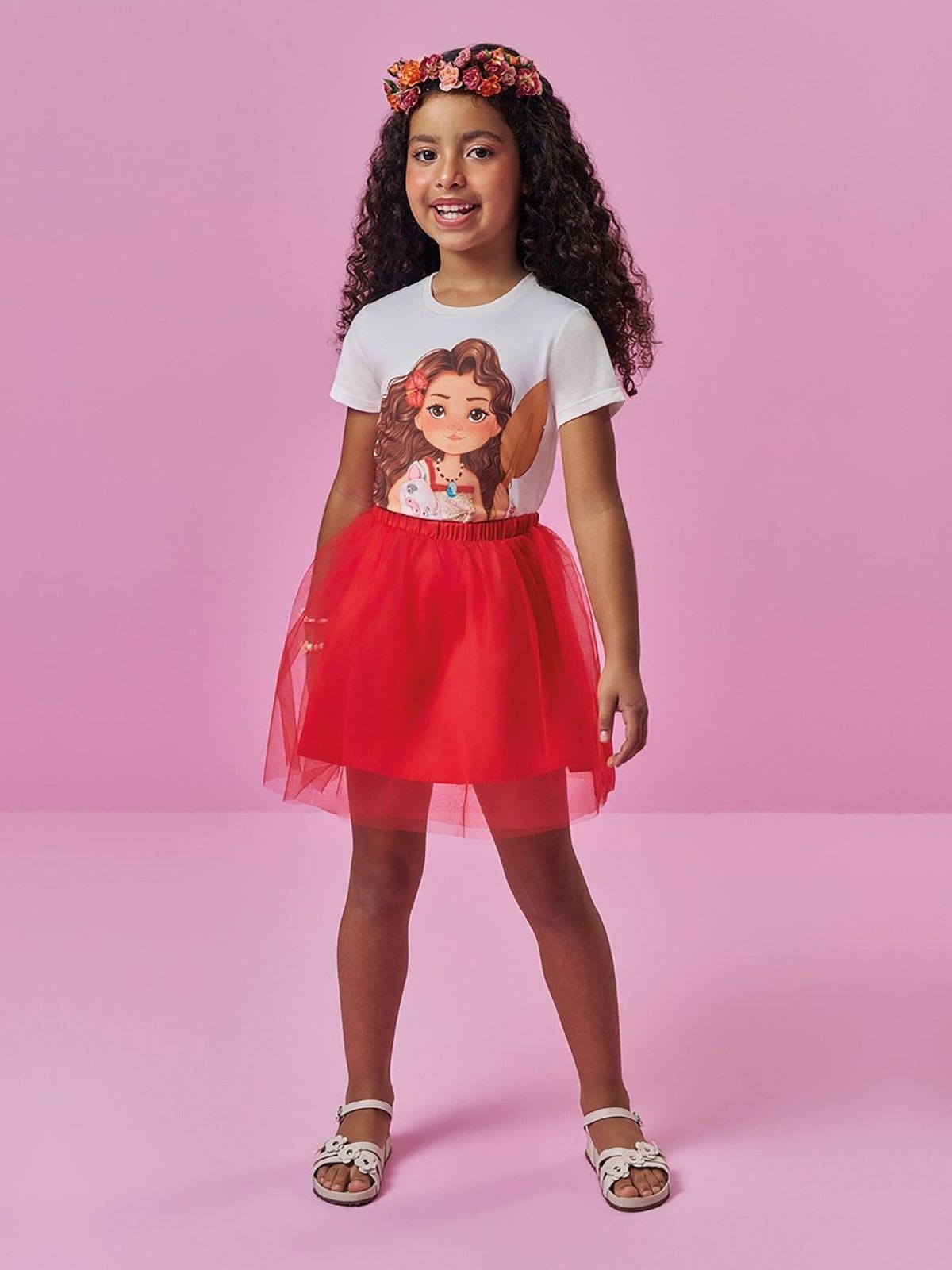 Saia em Tule Kukiê Infantil Menina