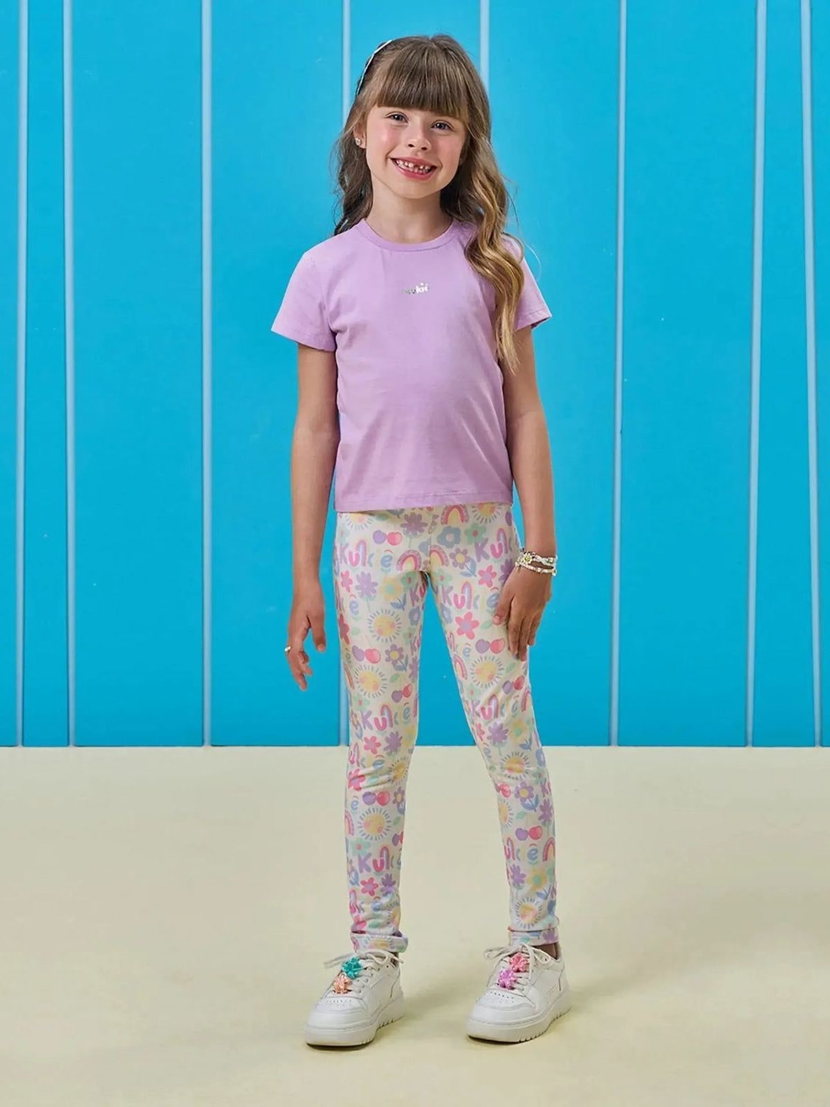 Calça Legging em Molecotton Kukiê Infantil Menina