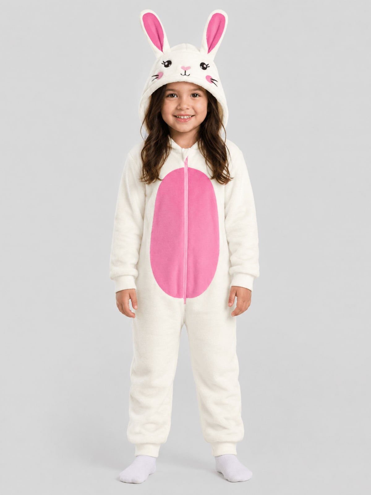 Pijama macacão unissex infantil peluciado Brandili