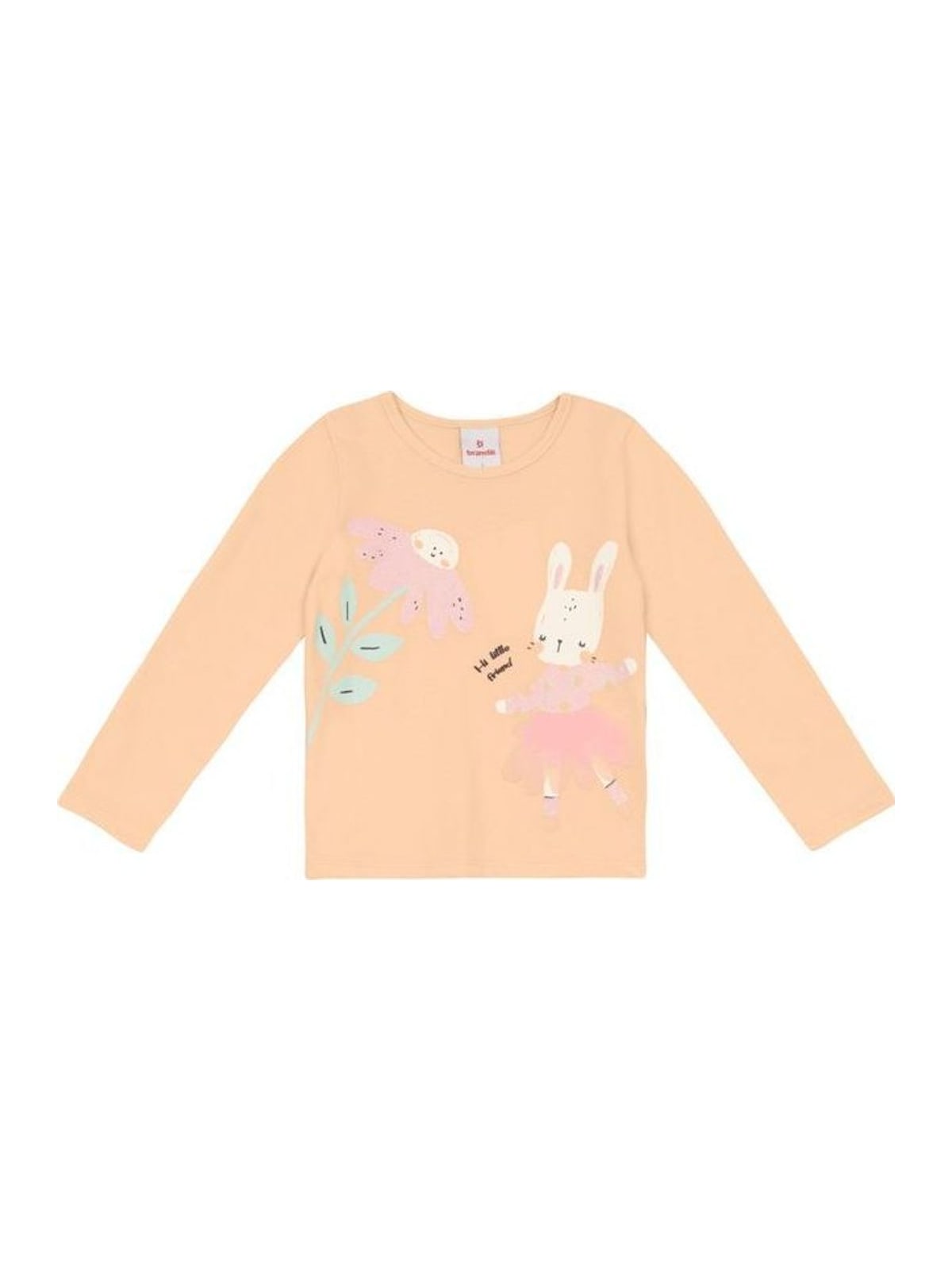 Blusa infantil menina em malha Brandili