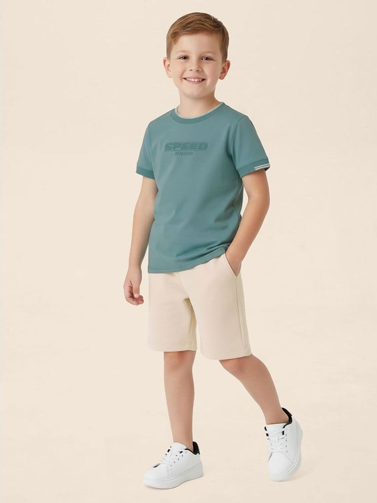 Conjunto Infantil Menino Estampa Speed Alto Relevo Em Algodão Malwee Kids