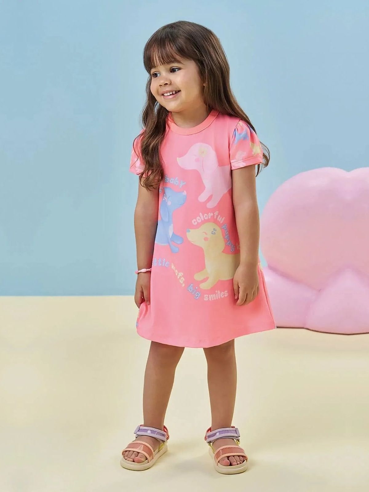 Vestido em Malha Power Kukiê Infantil Menina