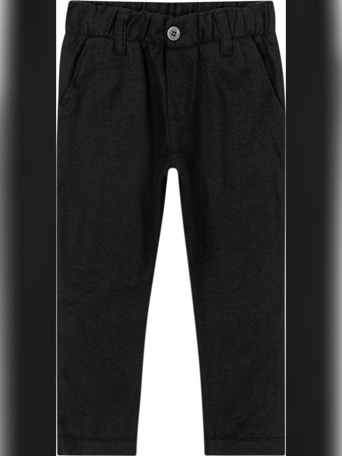 Calça Infantil Menino Flanelada Colorittá Preto Elian
